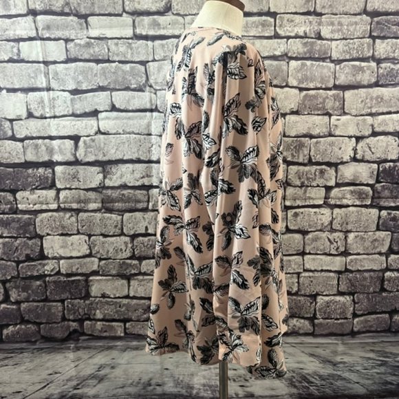 Lane Bryant Floral Long Sleeve Blouse Size 22 - Picture 9 of 11